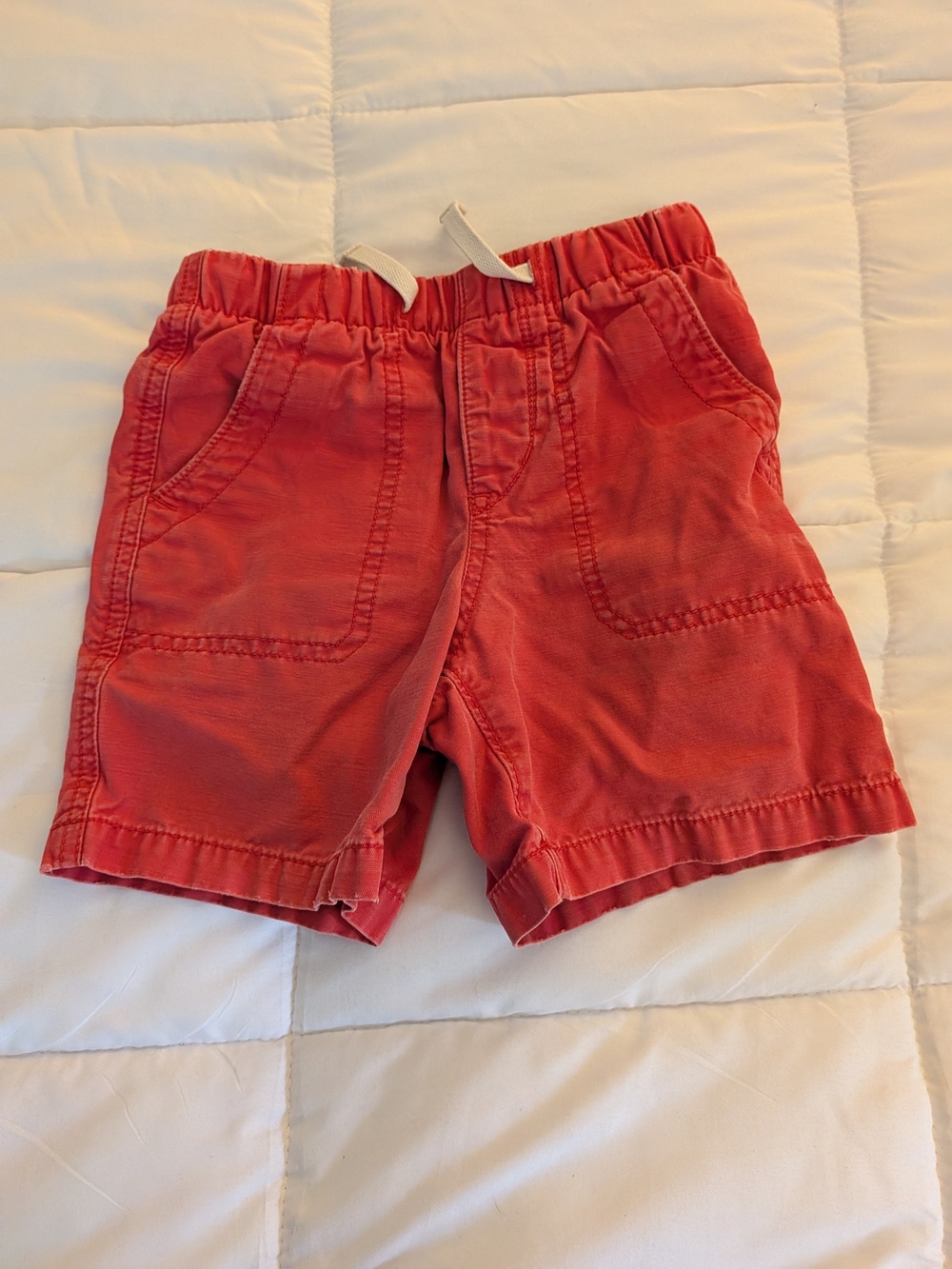 GAP Dusty Red Drawstring Boys Pull-On Shorts Size 4
